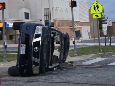 Police respond to multiple accidents on a Sunday afternoon