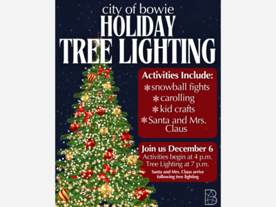 Holiday Tree Lighting Ceremony - City of Bowie