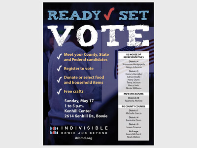 A candidate meet and greet - Ready, Set, Vote!