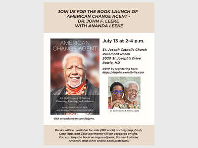 The Book Launch of
American Change Agent -
Dr. John F. Leeke
with Ananda Leeke