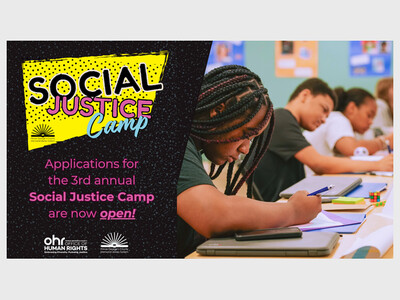 APPLY For Teen Social Justice Camp