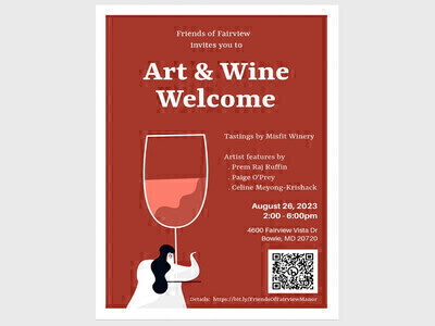Friends of Fairview - Art & Wine Welcome