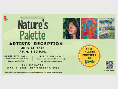 Nature's Palette Artists' Reception- City of Bowie