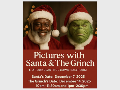 Pictures with Santa & The Grinch
