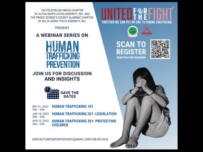 A webinar series on human trafficking prevention